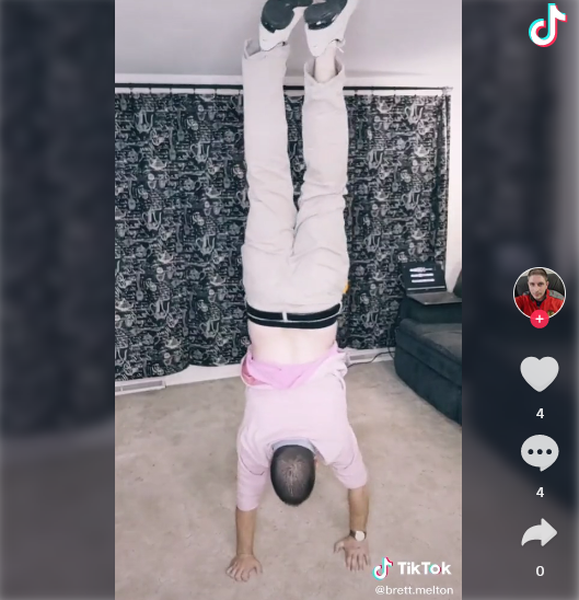 Brett Melton Handstand Attempt